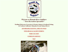 Tablet Screenshot of klamathriveroutfitters.com